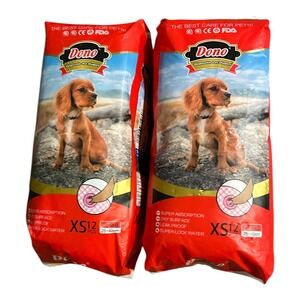 Dono 2 Disposable Pet 24 Diapers XS (4-8 Lbs) New